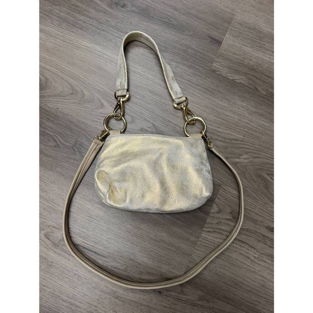 NEW LYNN TALLERICO women's amy mini shoulder bag in gold/tan